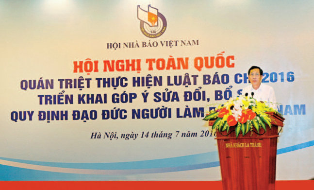 Sửa đổi Quy định đạo đức người làm báo phù hợp với Luật Báo chí 2016