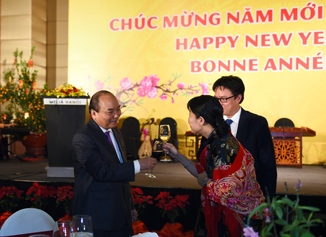Thủ tướng chủ trì tiệc chiêu đãi Đoàn Ngoại giao