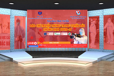 Thư mời dự Tọa đàm trực tuyến "Báo chí truyền thông trong tuyến đầu chống dịch Covid-19"