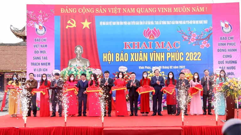Vĩnh Phúc: Khai mạc Hội báo Xuân 2022