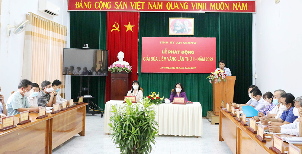 An Giang: Phát động Giải báo chí về xây dựng Đảng lần thứ II