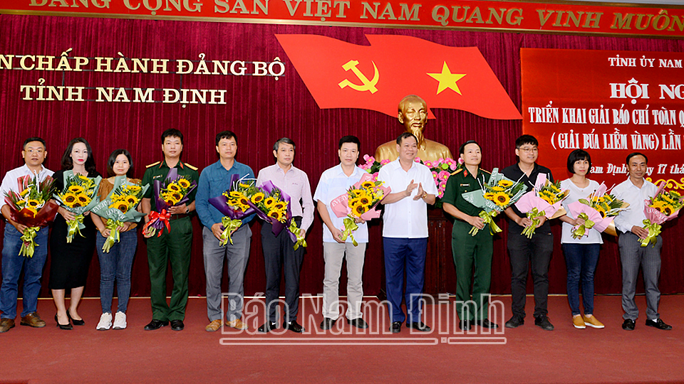 Nam Định: Triển khai Giải Báo chí toàn quốc về xây dựng Đảng năm 2022