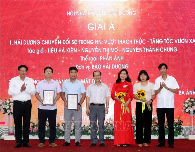 Hải Dương: 20 tác phẩm đoạt giải báo chí Hội Nhà báo tỉnh năm 2021