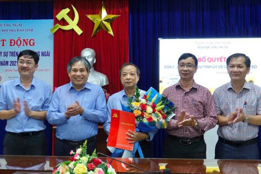 Ông Trần Đình Hải giữ chức Phó Tổng Biên tập Báo Quảng Ngãi