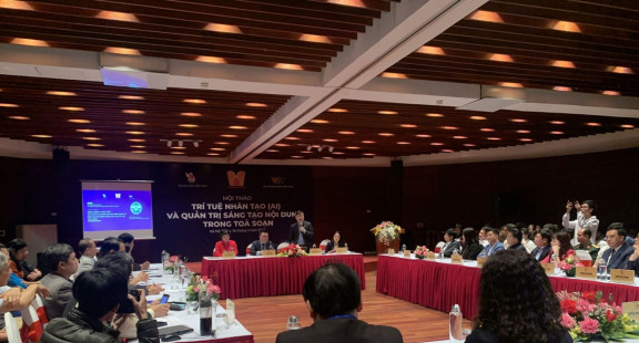 Hội thảo "Trí tuệ nhân tạo và quản trị sáng tạo nội dung trong tòa soạn"