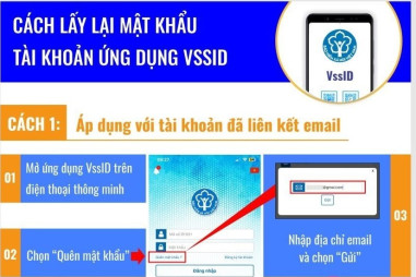 Hướng dẫn thay đổi, cập nhật tài khoản trên ứng dụng VssID - Bảo hiểm xã hội số