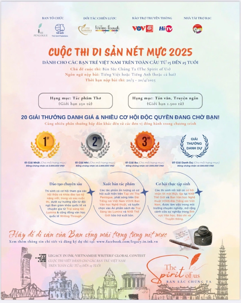 Cuộc thi "Di sản nét mực" - Sân chơi sáng tạo đưa bản sắc Việt vươn tầm thế giới